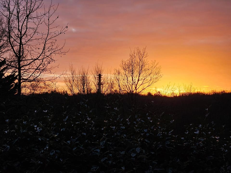 Natural landscape, Sunset