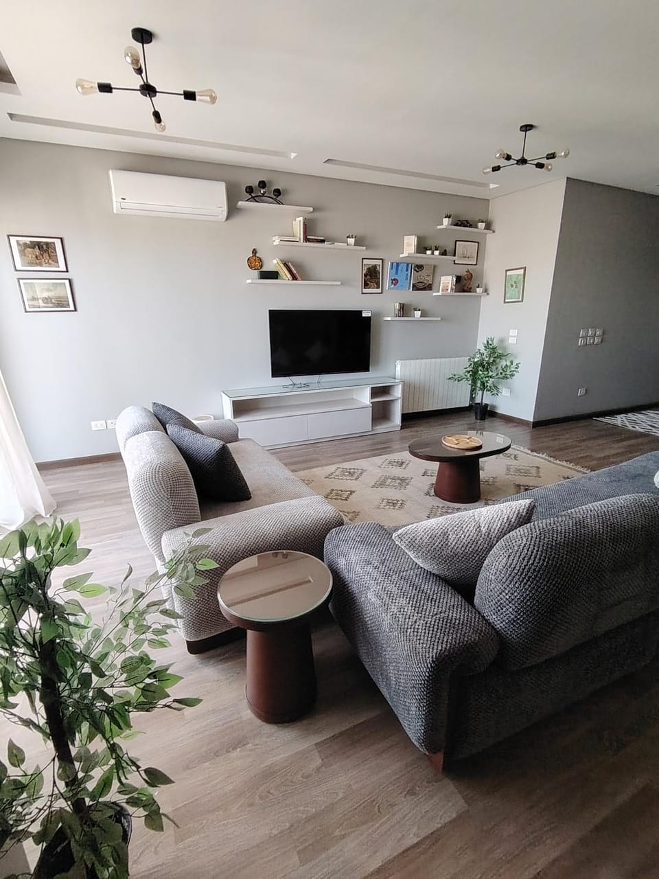 Communal lounge/ TV room, TV and multimedia, Living room, Photo of the whole room, air conditioner