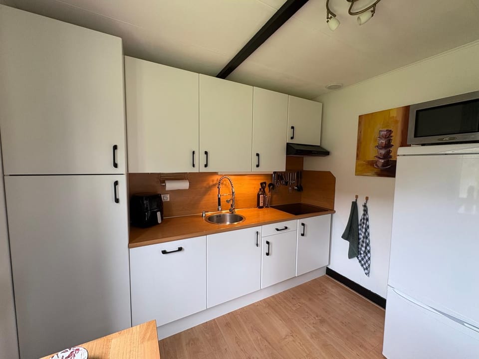 Kitchen or kitchenette, dishwasher, oven, stove