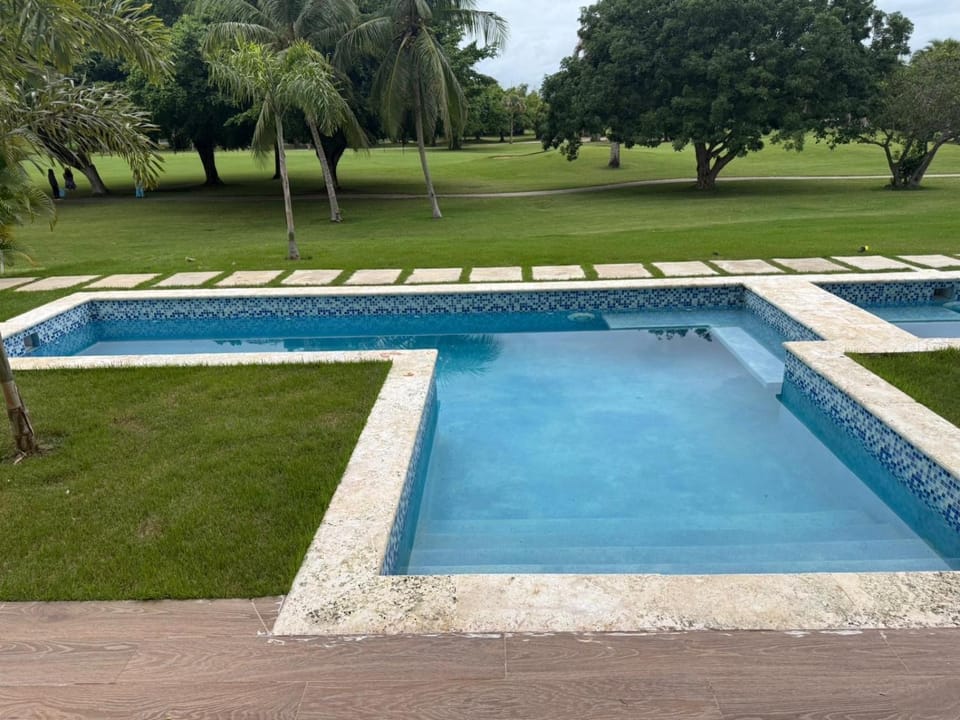 Spring, Day, Natural landscape, Garden, Garden view, Pool view, Swimming pool