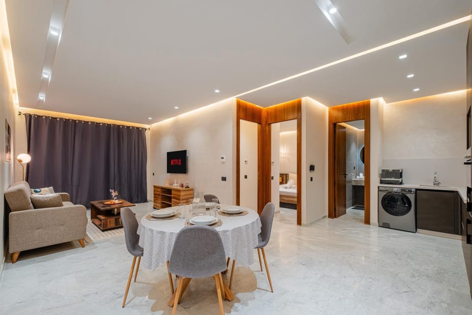 Appart Moderne Guéliz - Parking - Netflix - IPTV Apartment in Marrakesh