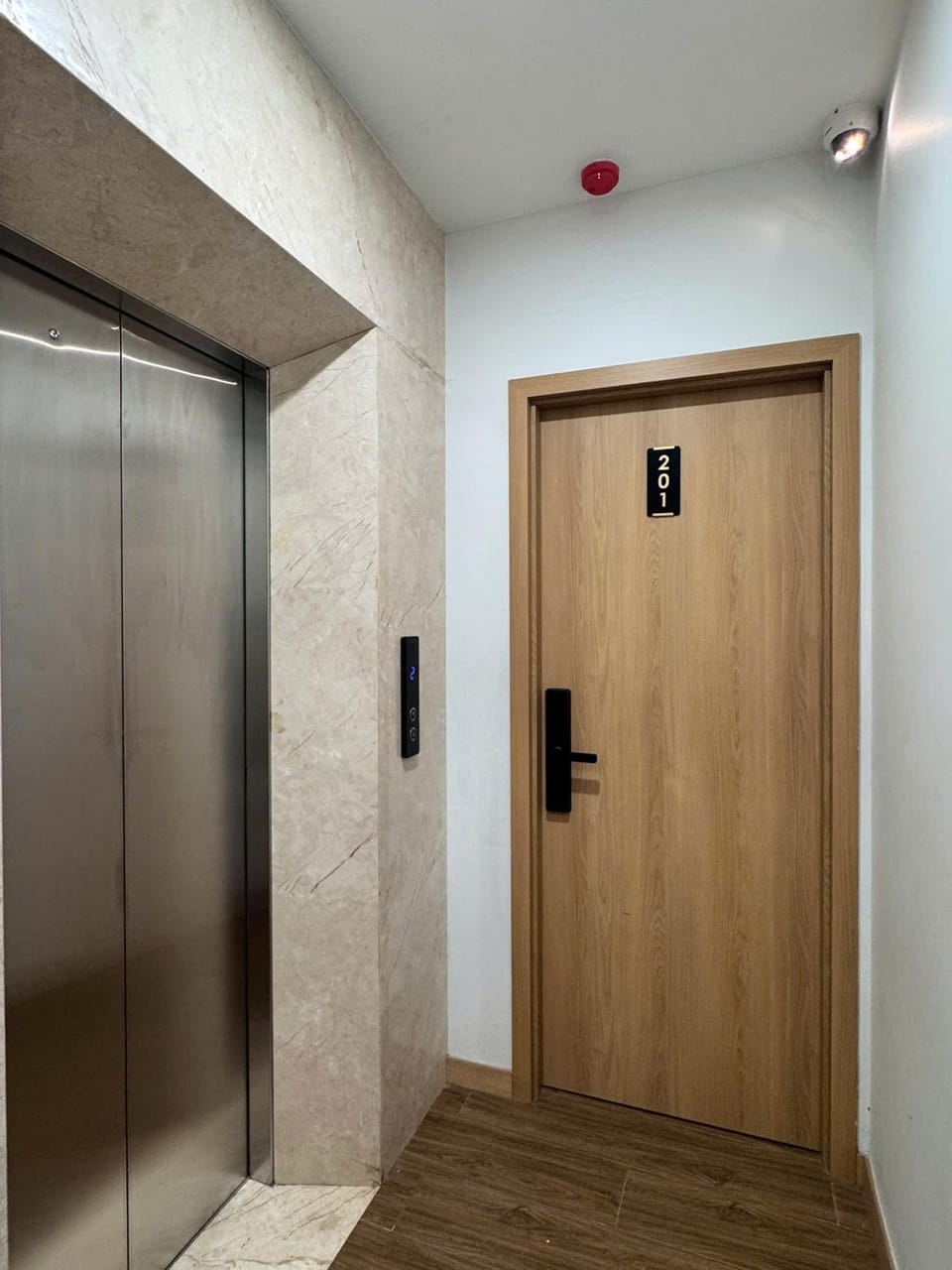 Property building, elevator