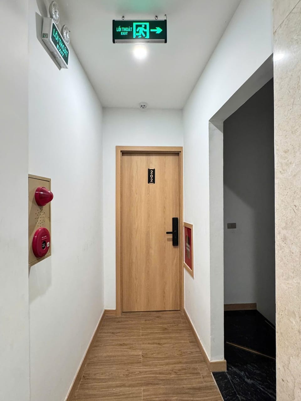 Property building, elevator