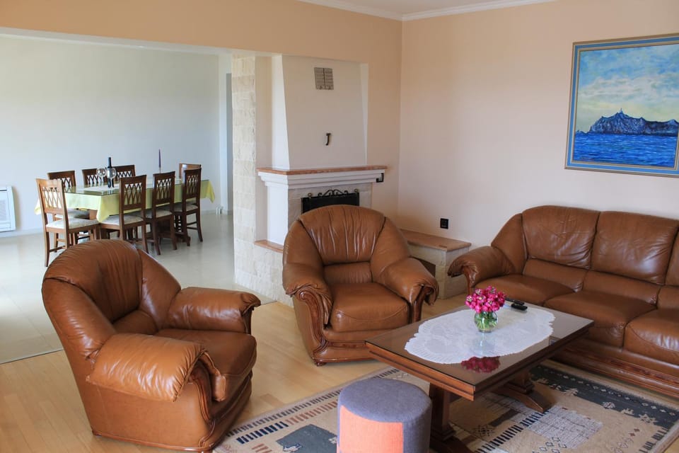Living room, fireplace