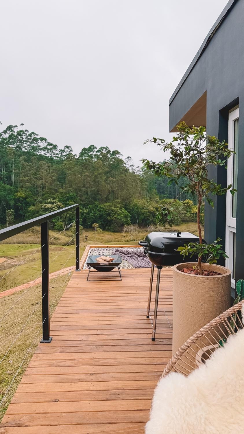 Natural landscape, Balcony/Terrace, Garden view