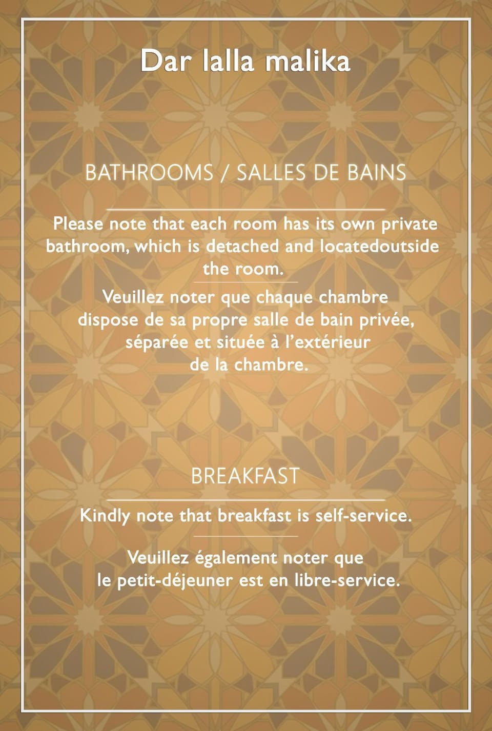 Dar lalla Malika Bed and Breakfast in Rabat
