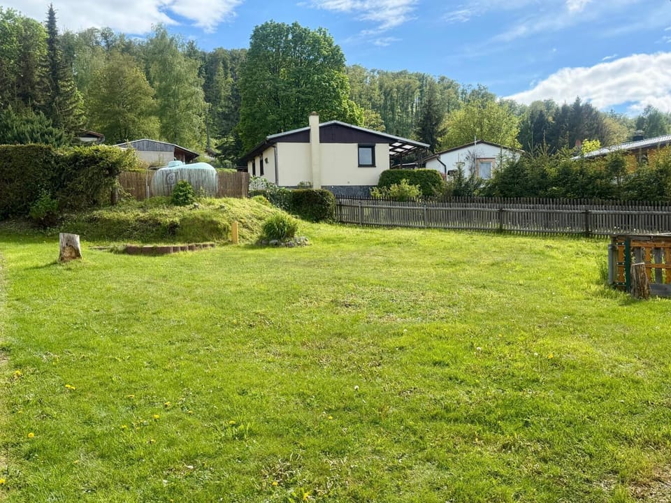 Lodge am Bodetal Ferienhaus Harz Natur Wandern Garten Wald Grill Familienurlaub House in Thale