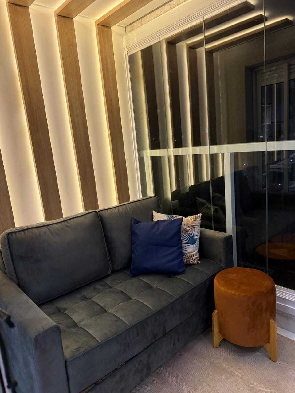 Studio Super Luxo 19A C Sacada e Home Office Apartment in Mogi das Cruzes