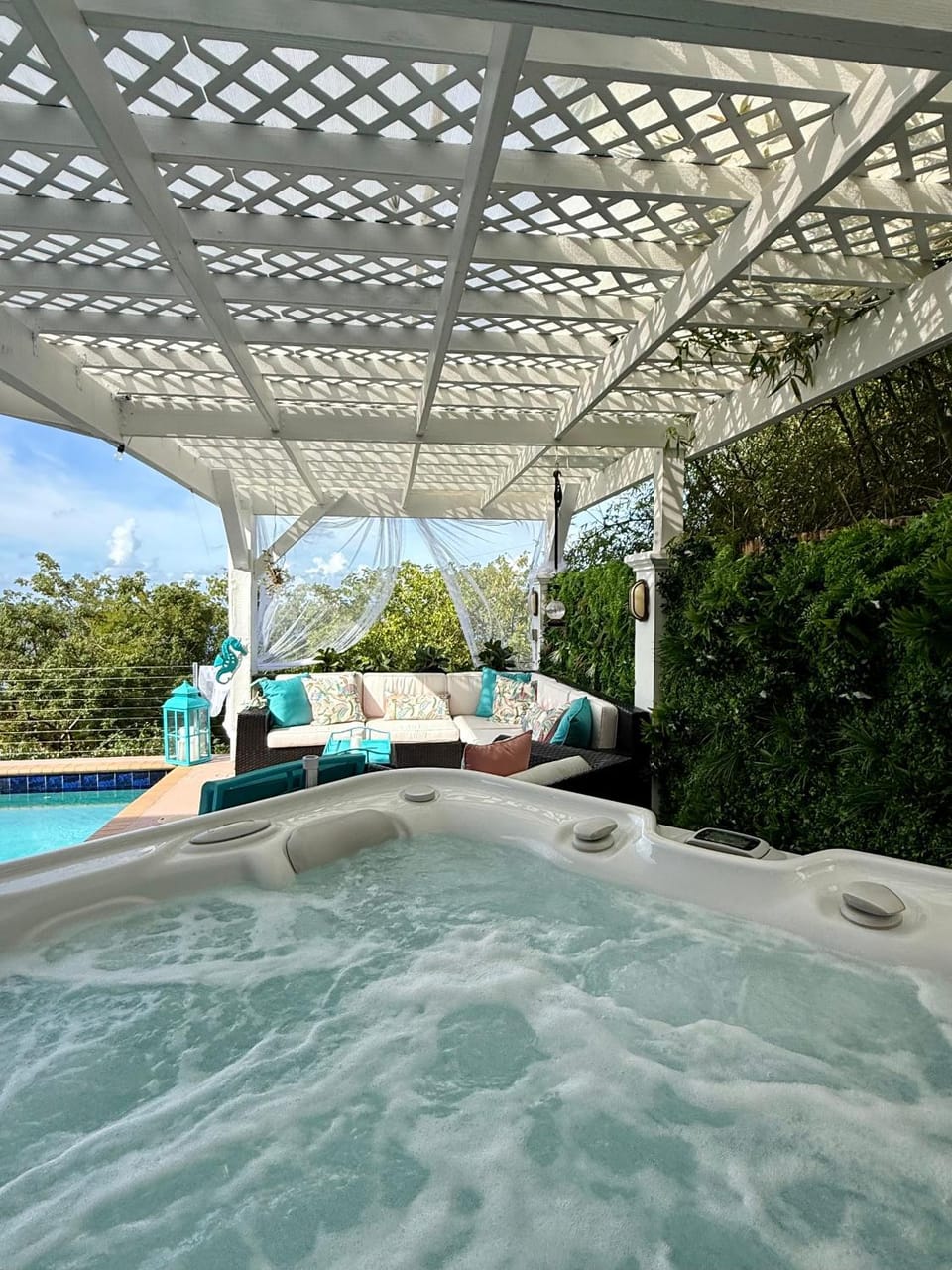 Hot Tub, Seating area, Pool view, Swimming pool