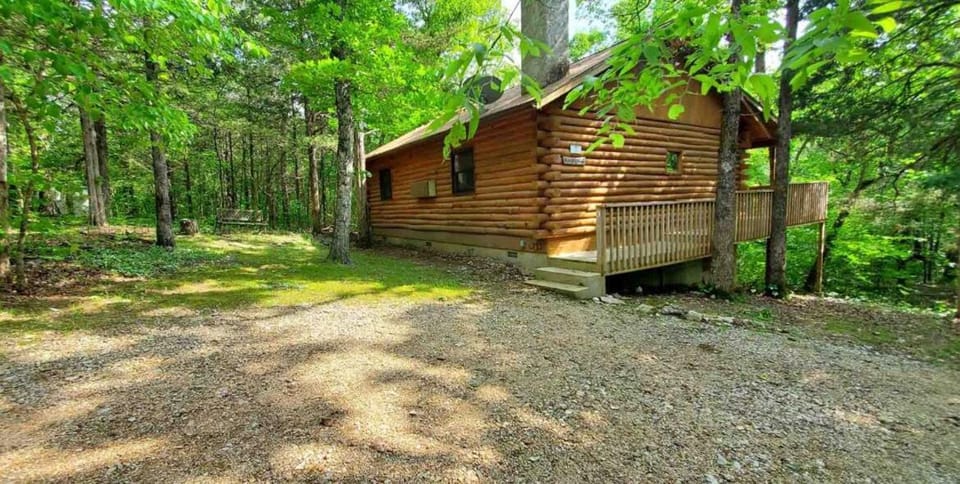 Private Log Cabin #3 at Wisteria Cabin in Carroll County