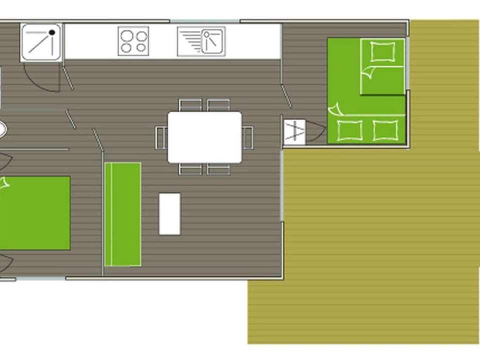 Chalet avec climatisation - 7 pers. - API-1-52-2543 Campground/ 
RV Resort in Salernes