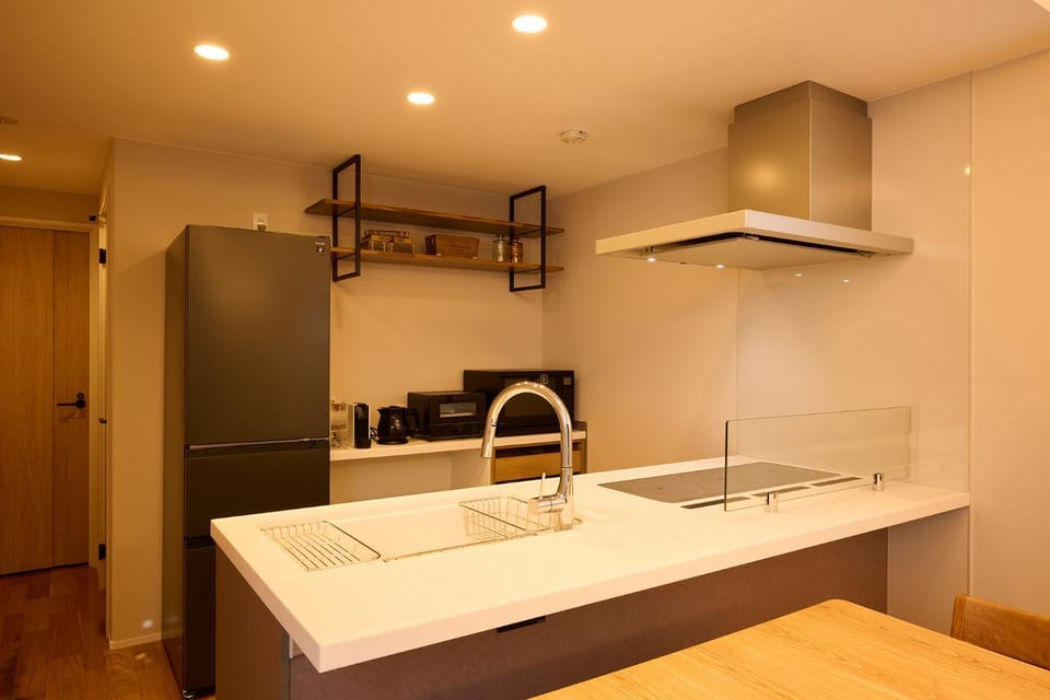 Kitchen or kitchenette, kitchen