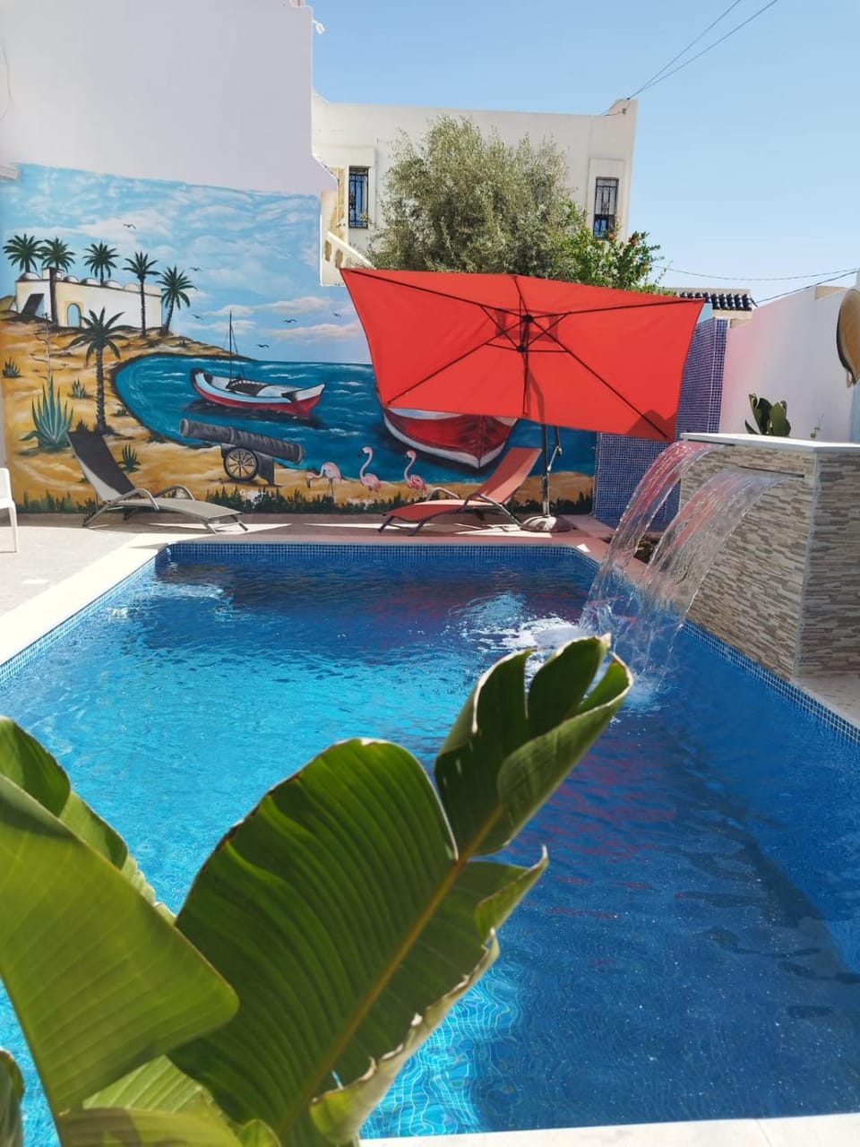Swimming pool, Swimming pool, sunbed