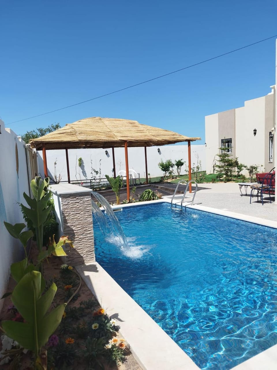 Pool view, Swimming pool, Swimming pool, sunbed