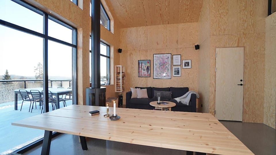 Nybyggt hus med ski in & out, bike in & out och magisk utsikt House in Sweden