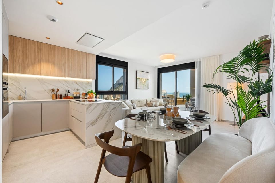 View (from property/room), Living room, Diving, kitchen