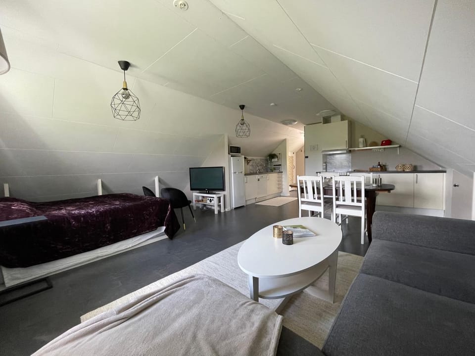 Living room, Seating area, Dining area