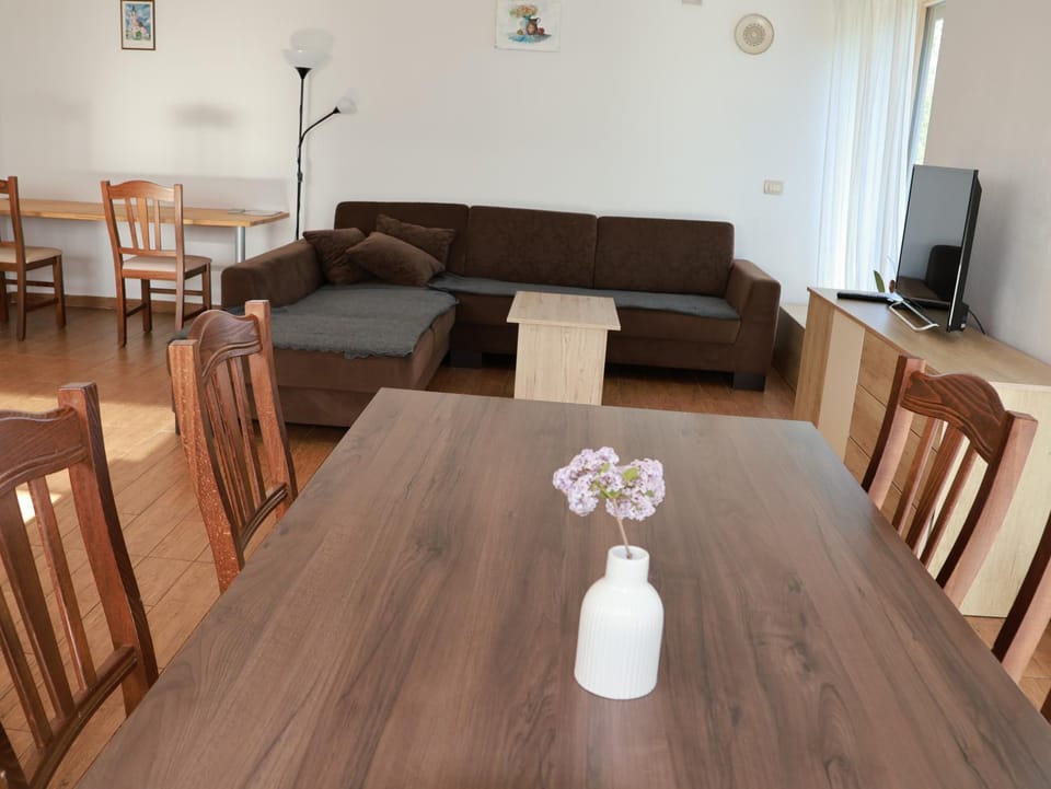 Communal lounge/ TV room, TV and multimedia, Kitchen or kitchenette, Living room, Seating area, Dining area