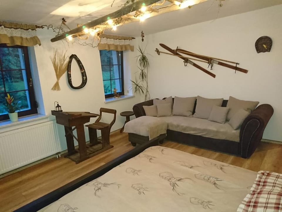 Living room, Bedroom