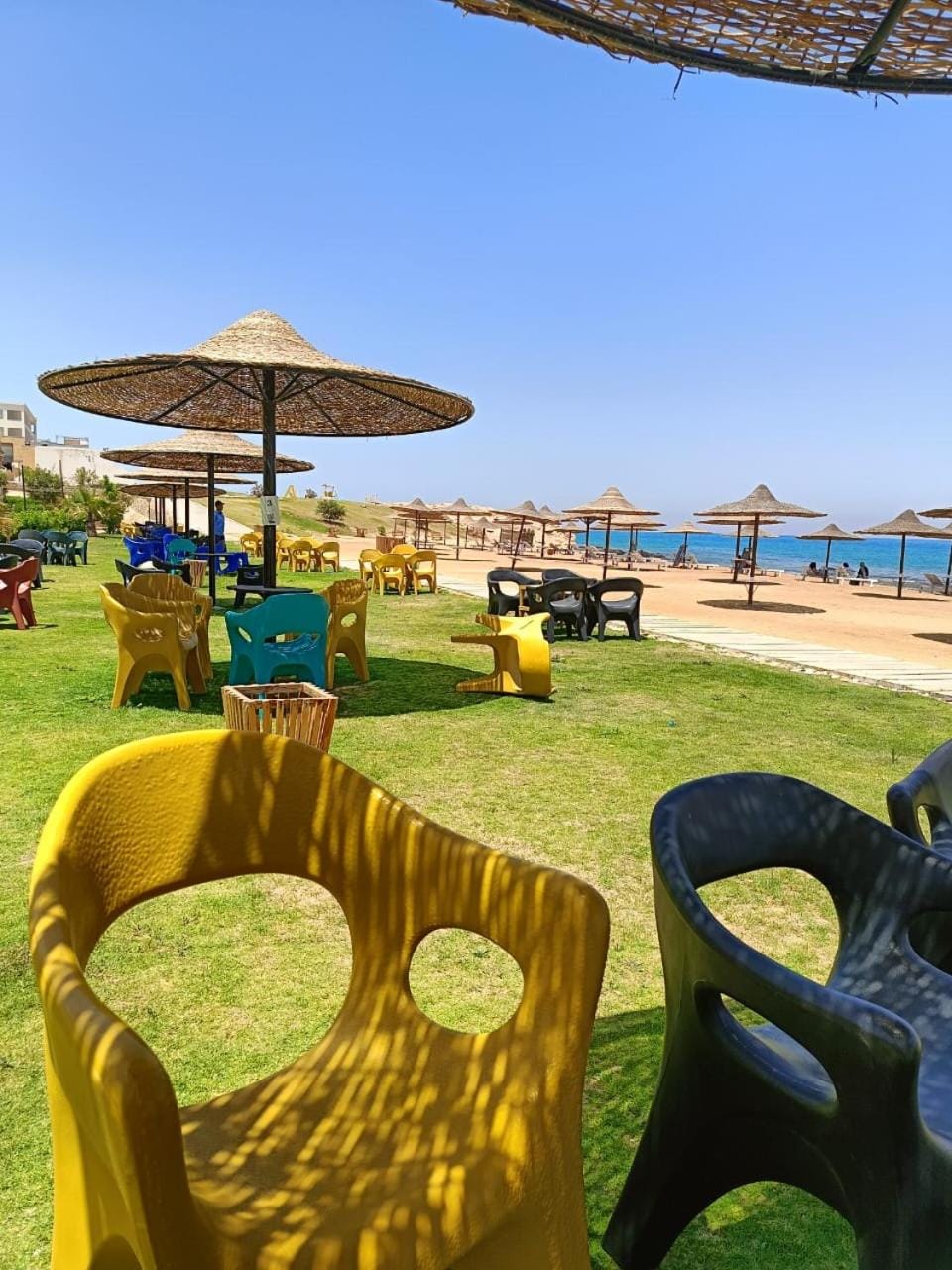 شاليه قريه هيفين بيتش العين السخنه غرفتين Chalet in Egypt