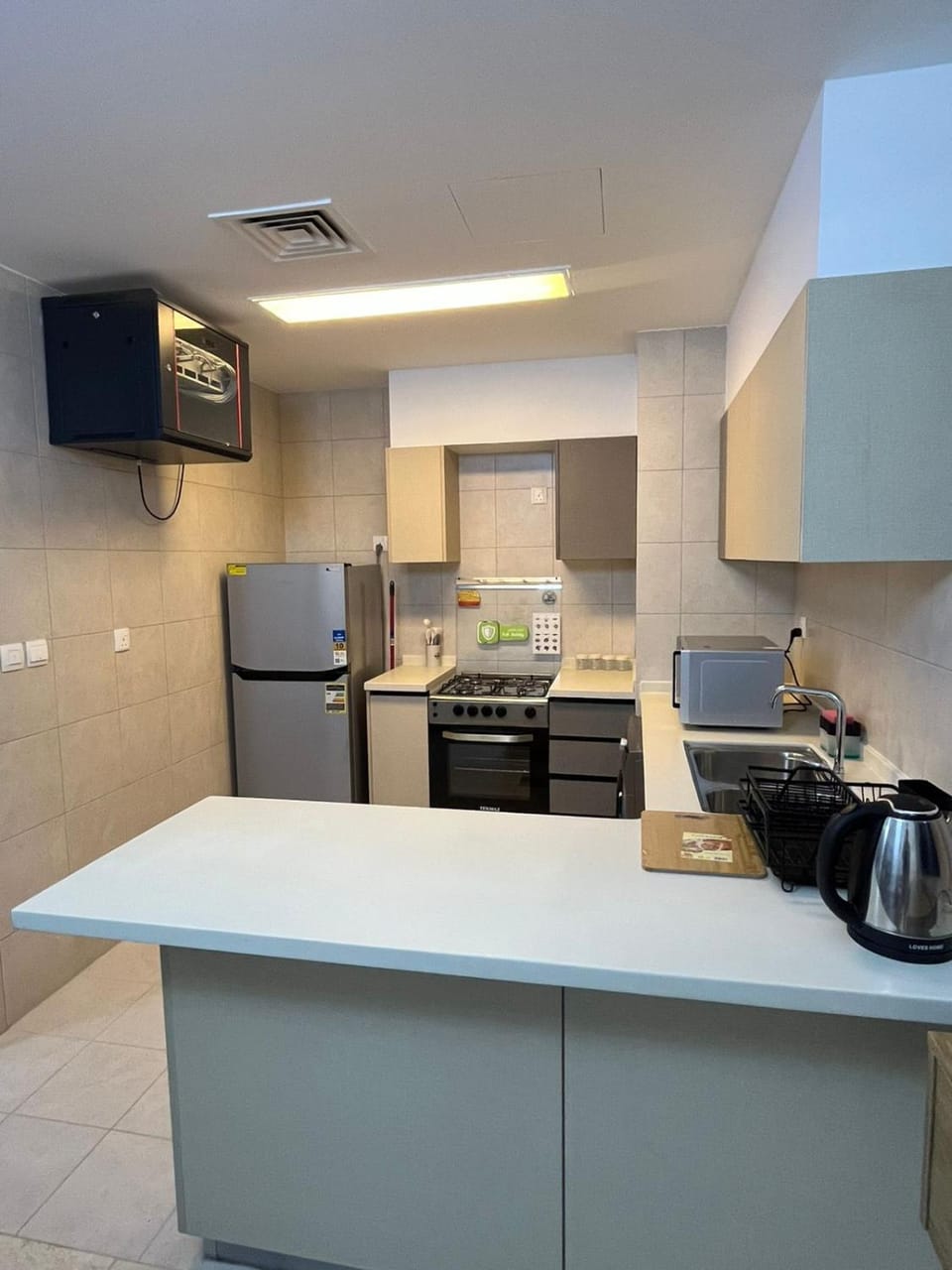 Kitchen or kitchenette, kitchen