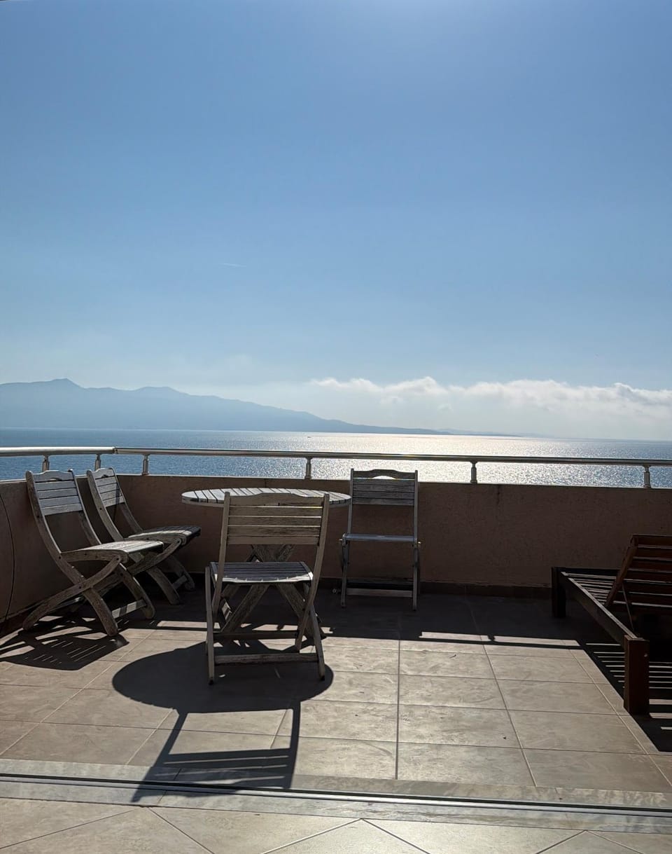 Patio, Day, View (from property/room), Balcony/Terrace, Sea view, sunbed