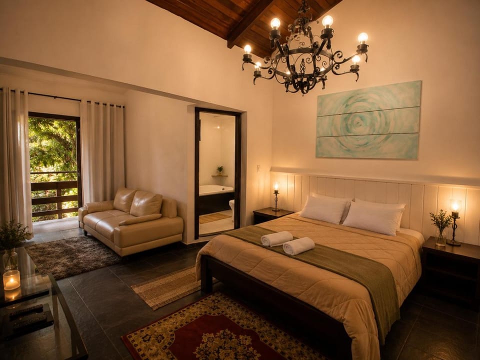 Bed, Living room, Photo of the whole room, Bedroom