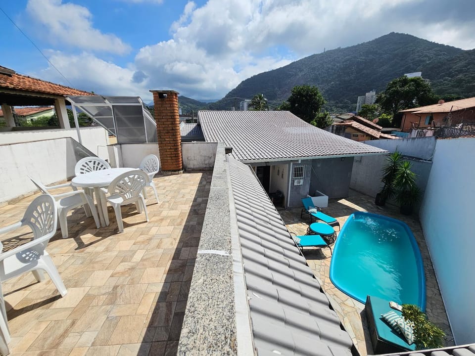 Property building, Patio, Day, Natural landscape, Solarium, View (from property/room), Balcony/Terrace, Balcony/Terrace, Mountain view, Pool view, Swimming pool, Swimming pool, sunbed