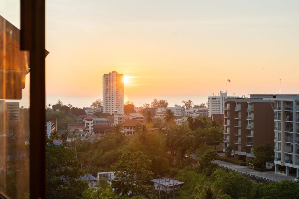 Property building, Natural landscape, Sunset