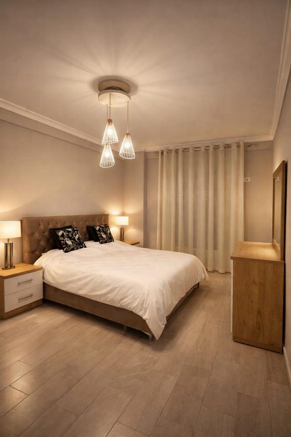 Bed, Photo of the whole room, Bedroom, wardrobe