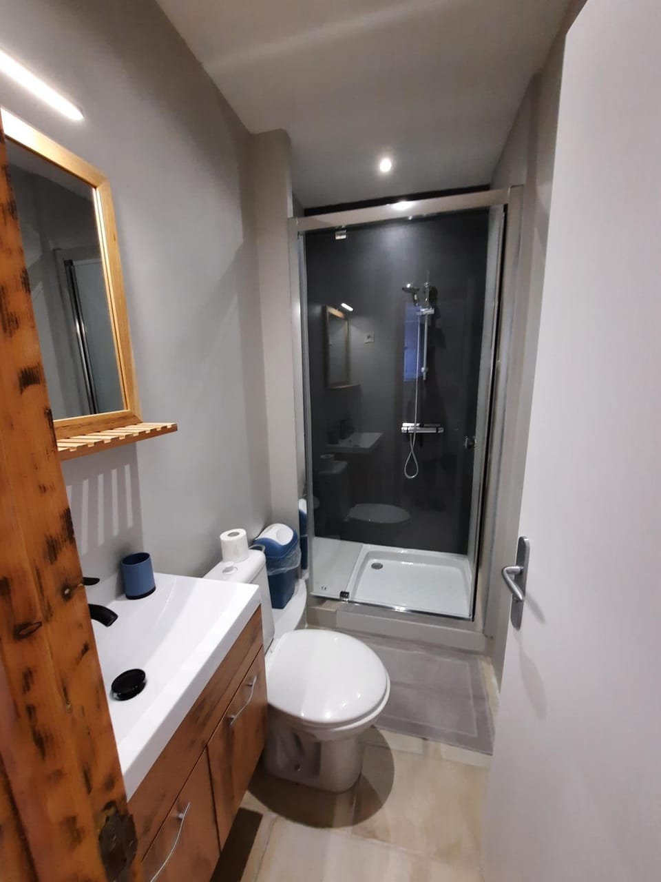 Bathroom, Living room