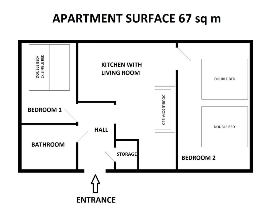 Spacious apartments Sarego Street - AC, calm area, close to Wawel Apartment in Krakow
