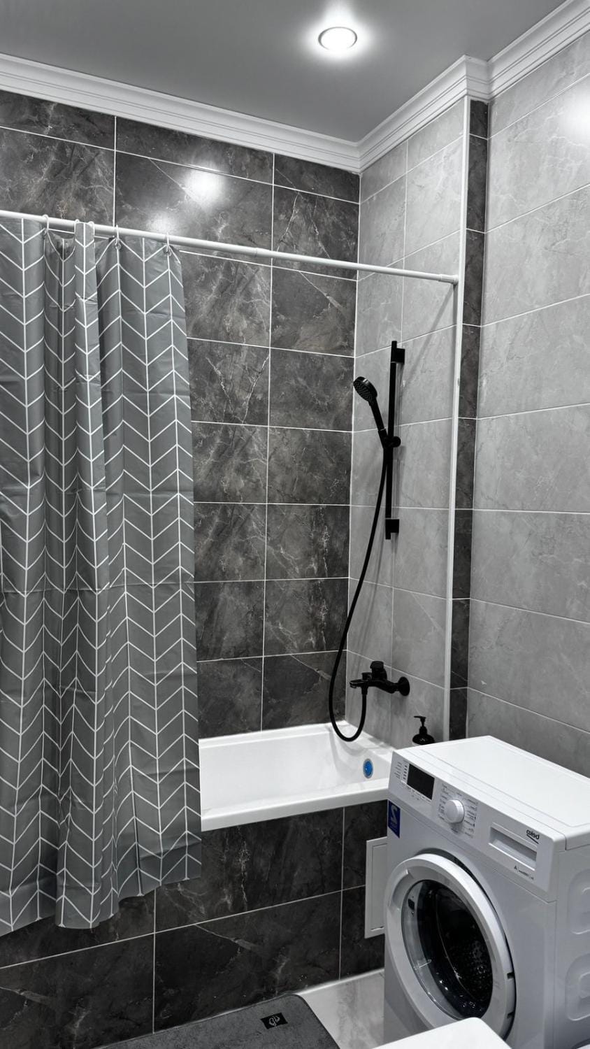 Shower, washing machine