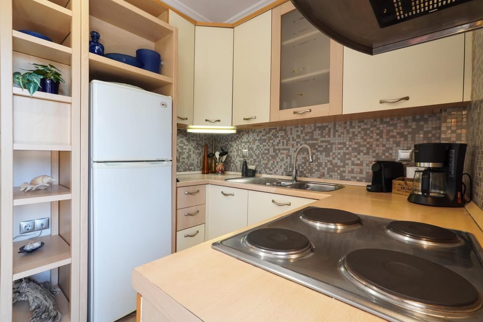 Coffee/tea facilities, oven, stove, kitchen