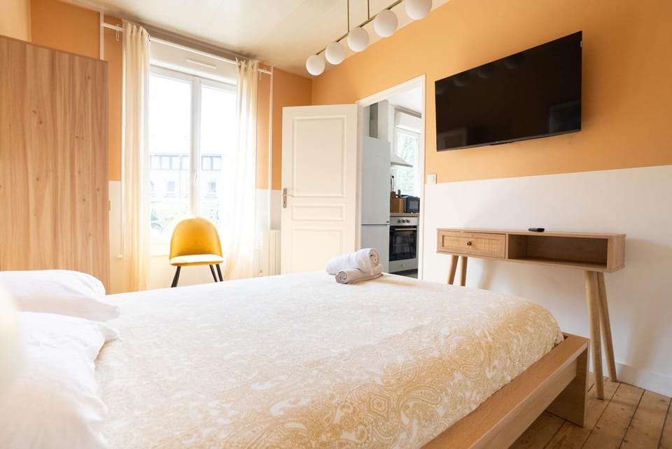 Lumineux appartement T3 calme Basilique Saint-Rémi Apartment in Reims