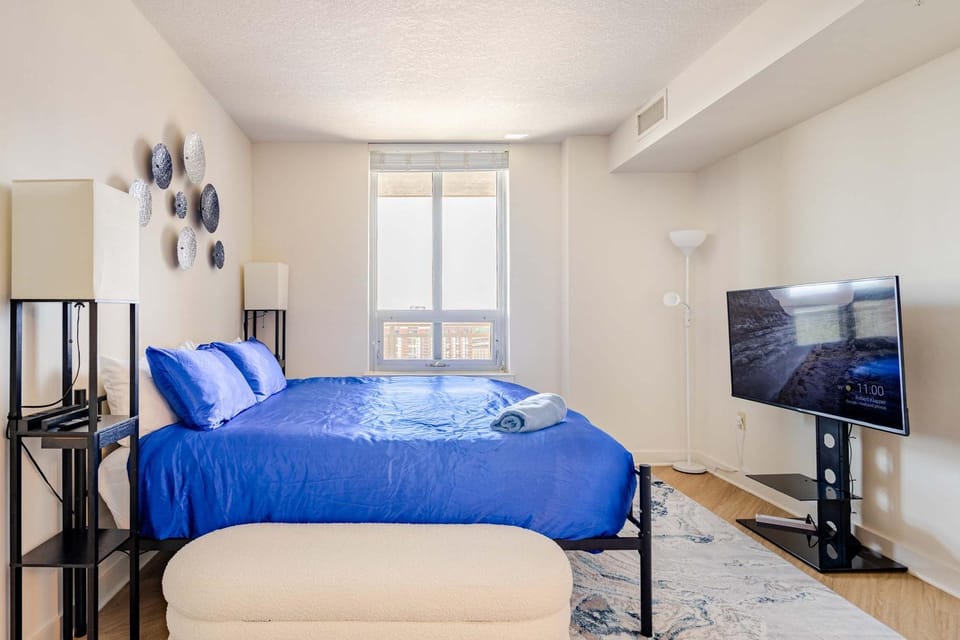 Downtown Silver Spring 2BR Skyline Balcony Suite Walkable to DC Metro LuxePad House in Silver Spring