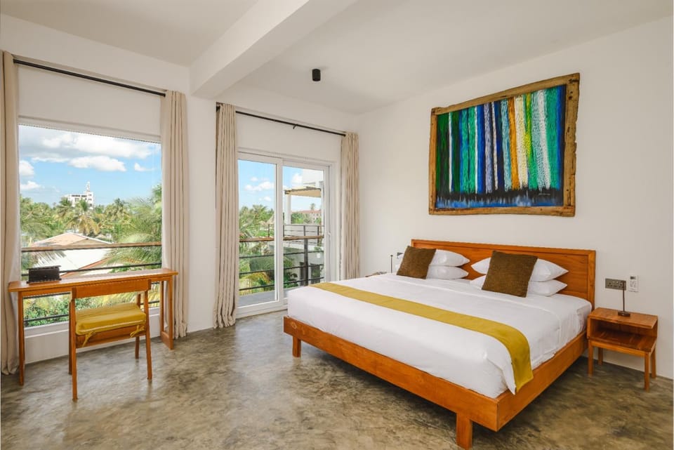 Bed, Balcony/Terrace, Photo of the whole room, Bedroom
