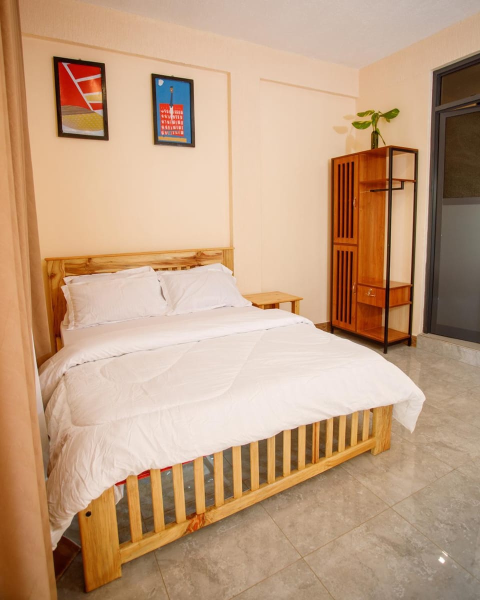 Bed, Photo of the whole room, Bedroom, wardrobe