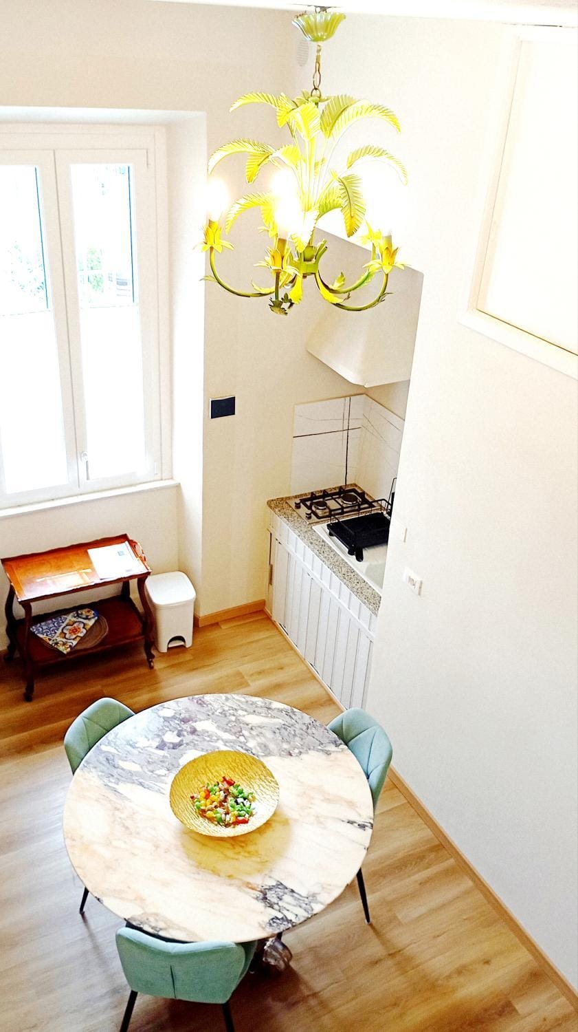 Kitchen or kitchenette, Food and drinks, Dining area, Food, stove