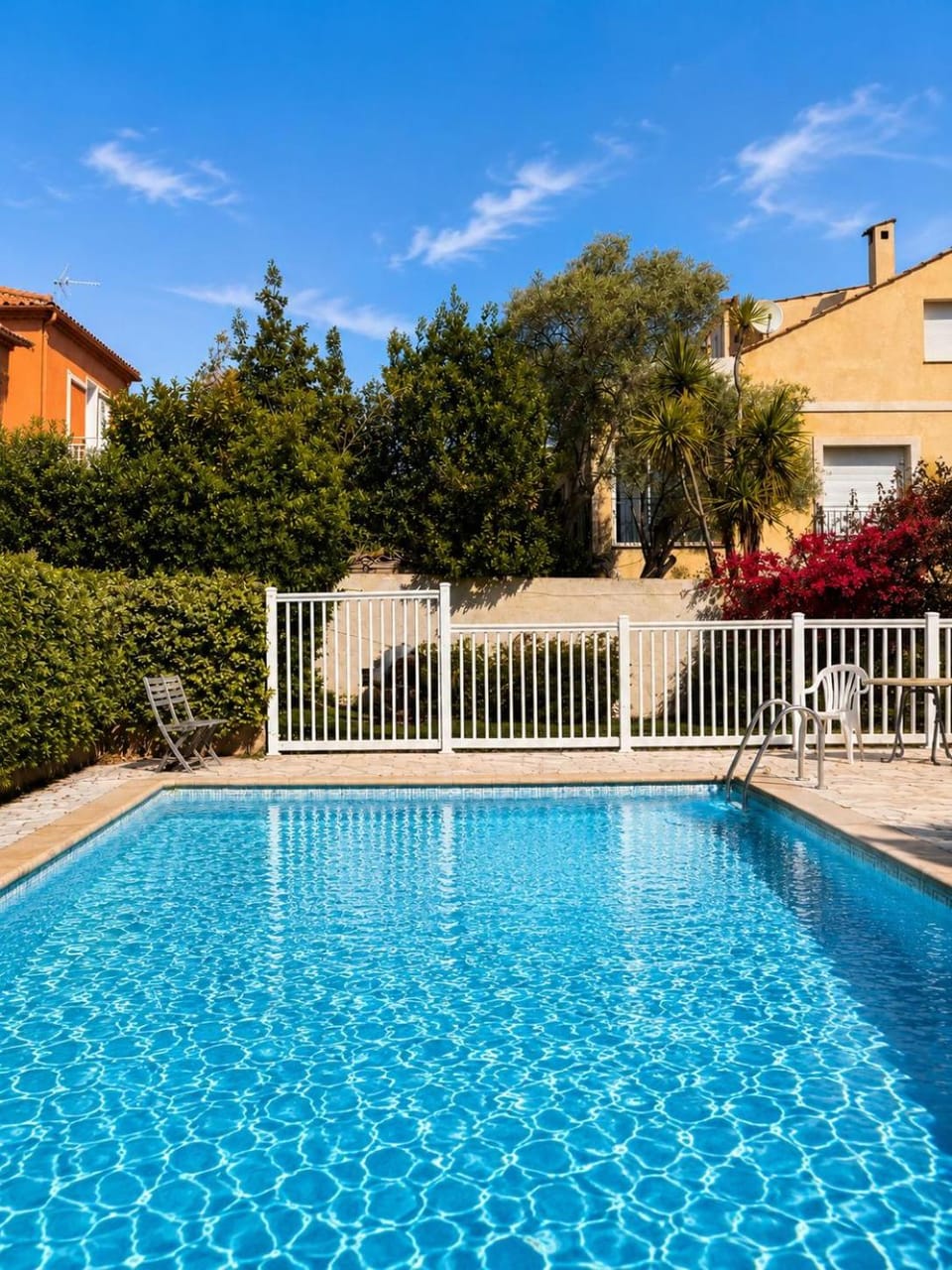 Cap et Soleil Peaceful Garden, 2 Terraces, Pool, Garage, 5 Min Walk to Beach House in Antibes