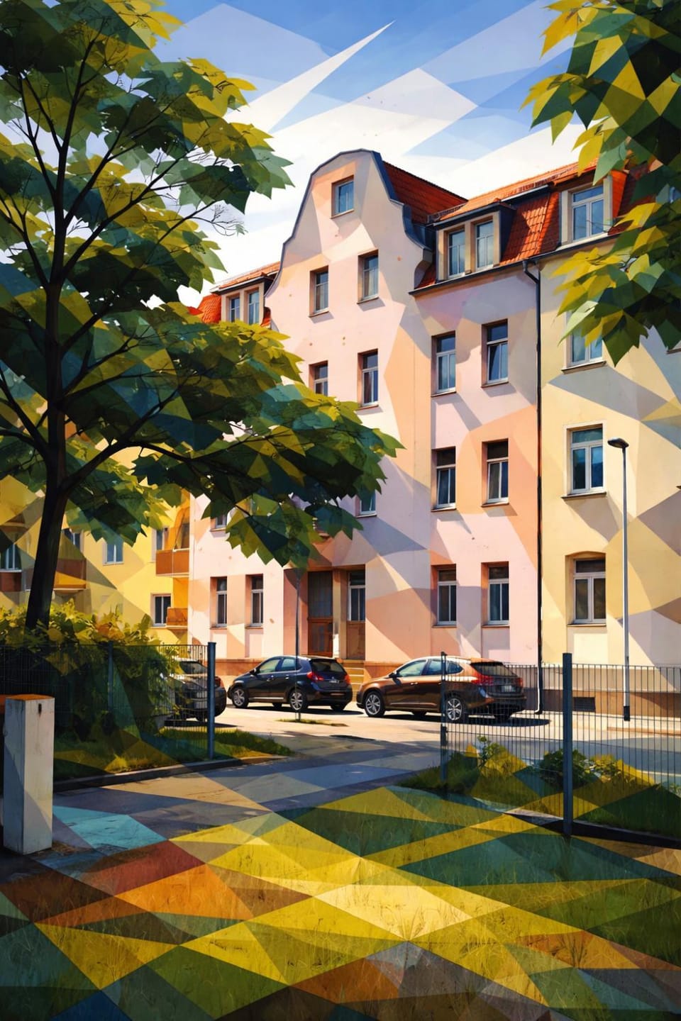 Property building, Street view, Parking