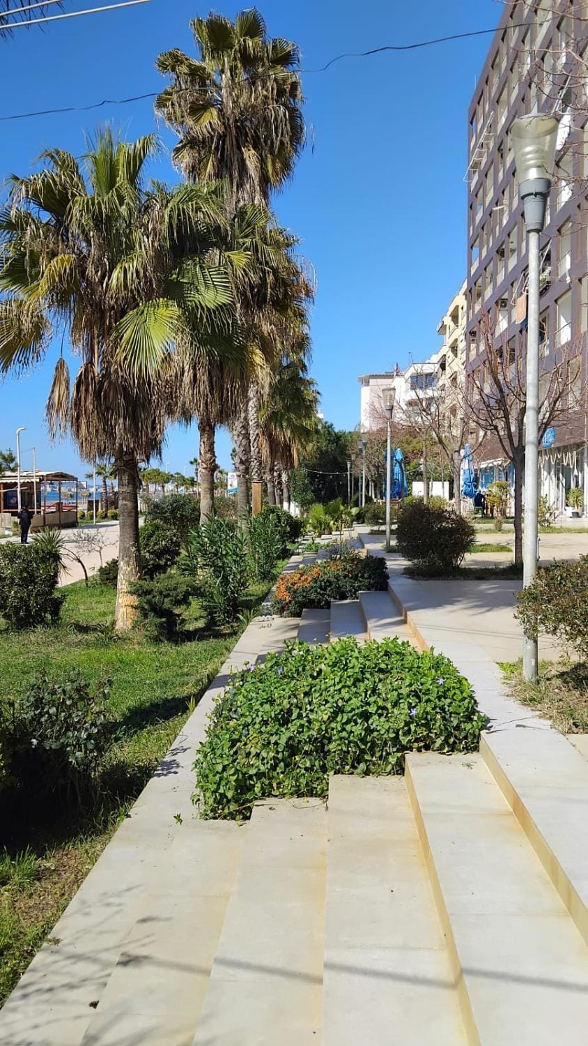 Property building, Garden view