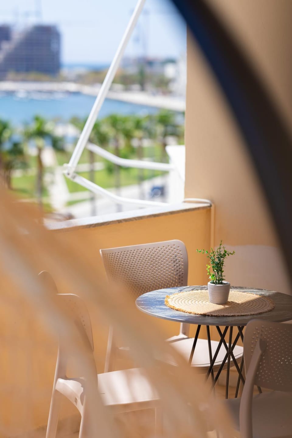 Day, Natural landscape, View (from property/room), Balcony/Terrace, Seating area, Sea view