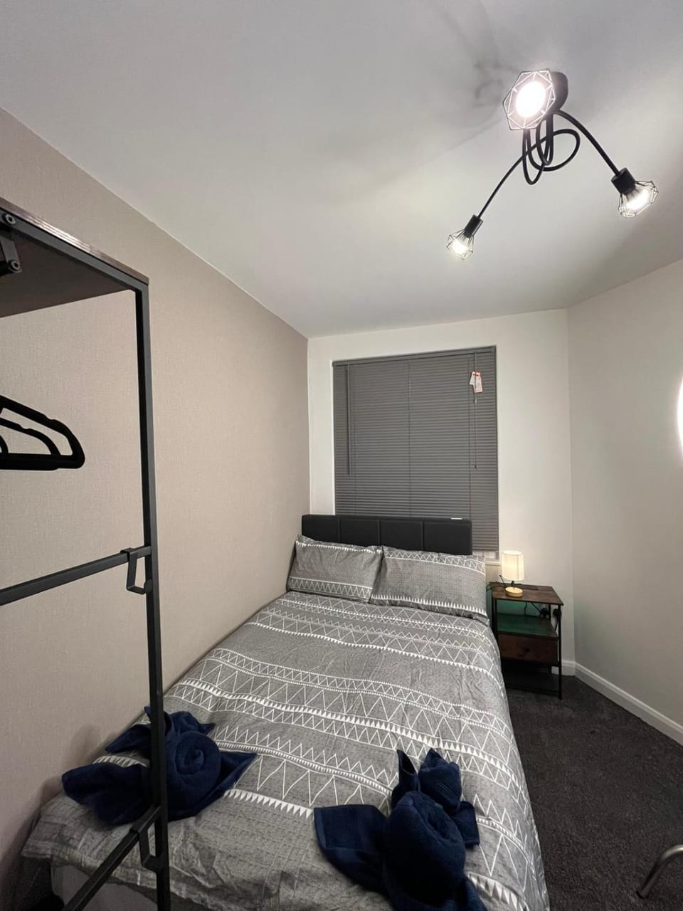 Bed, Photo of the whole room, towels