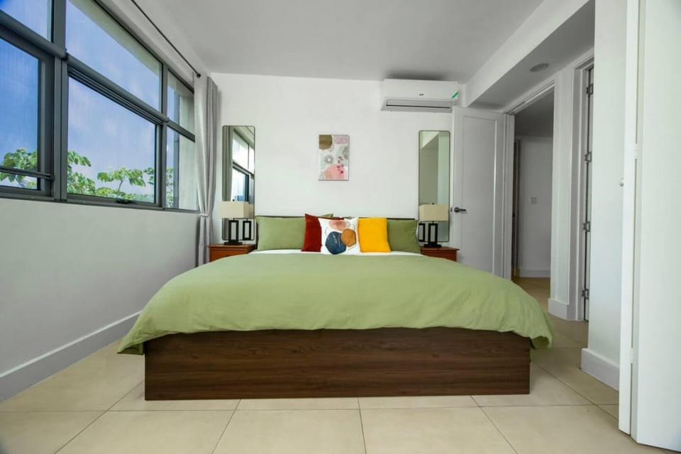 Bed, Bedroom, air conditioner