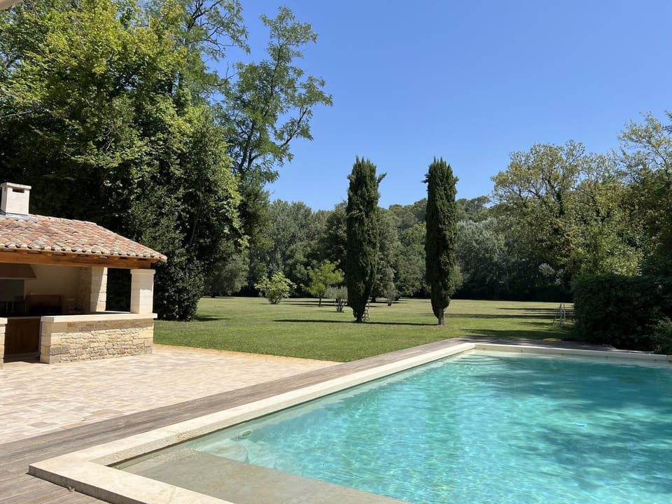 Natural landscape, Garden view, Swimming pool