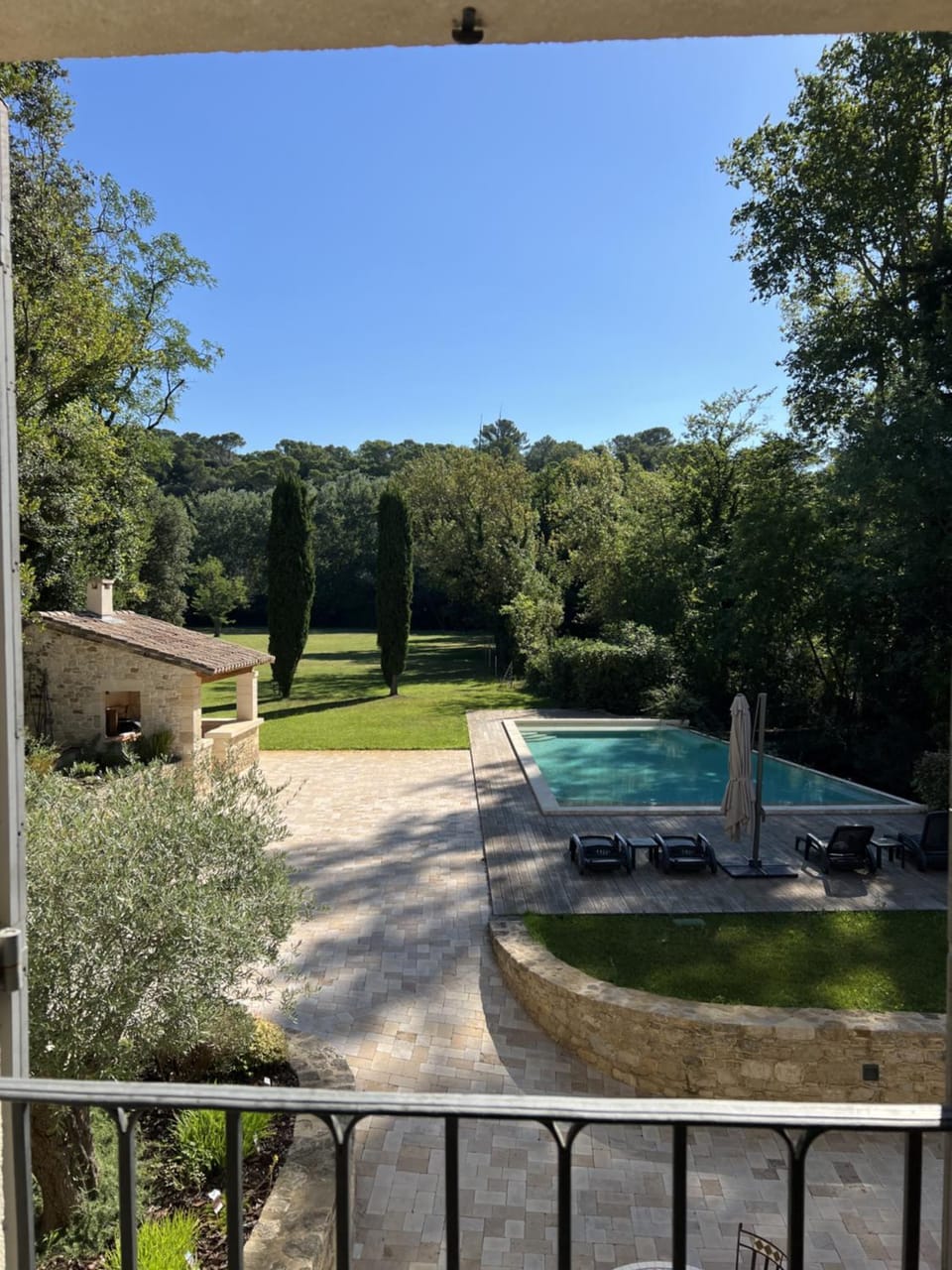 Natural landscape, Garden view, Swimming pool