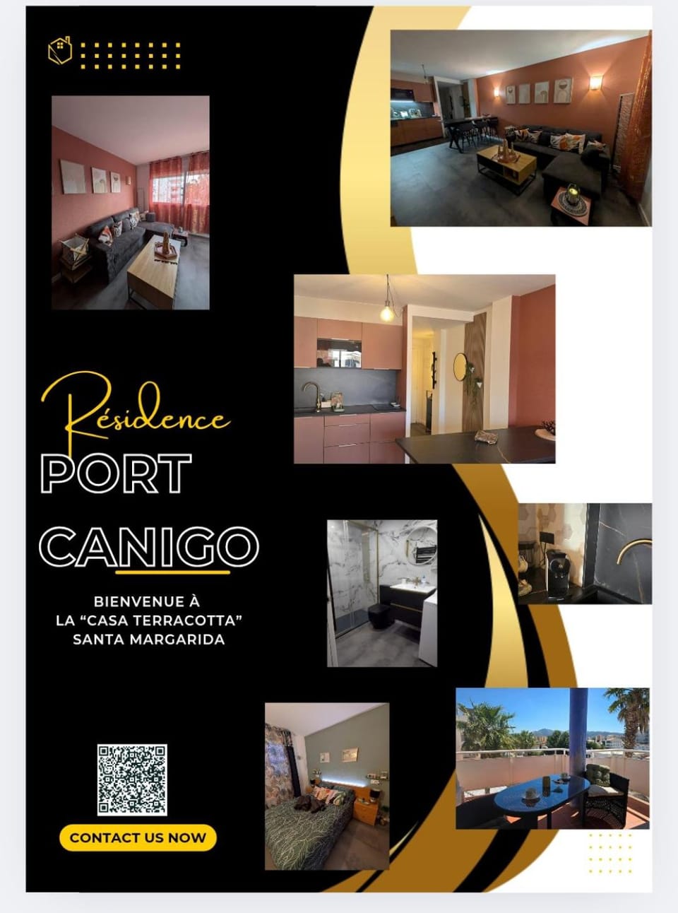 La Casa Terracotta, ménage et linge inclus Apartment in Roses