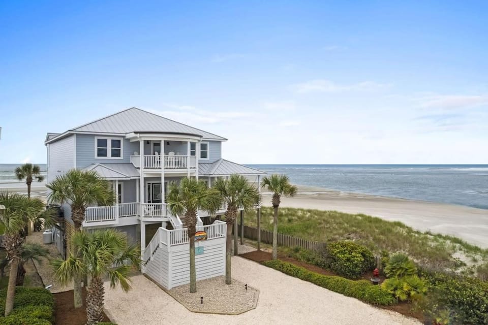 Last House on West End Panoramic Oceanfront Views House in Ocean Isle Beach