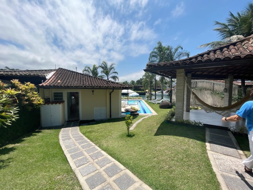 Natural landscape, Garden, Pool view
